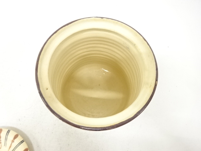  作家物　色絵　水指